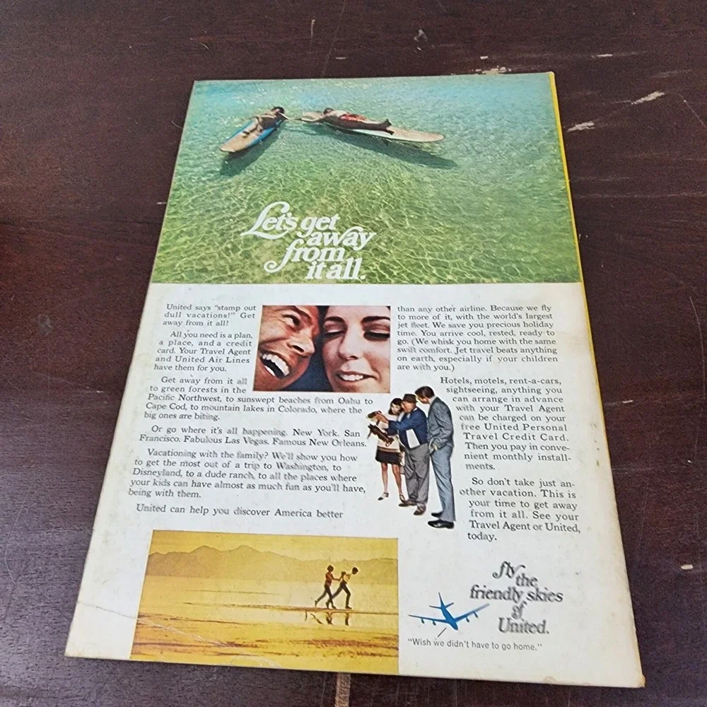 National Geographic‎ Magazine April 1968 No Insert